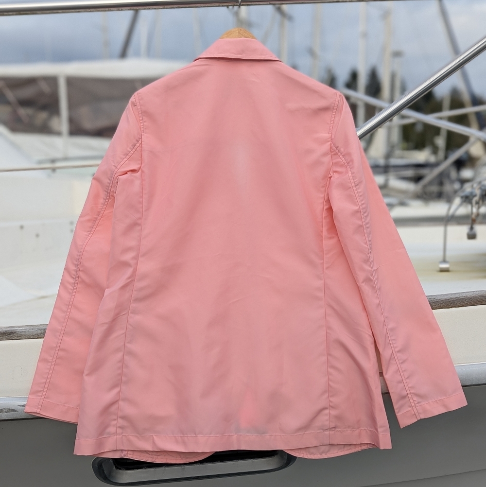 Amanda Uprichard | Grady Pink Blazer Revolve Nylon Small Oversized - Picture 6 of 16
